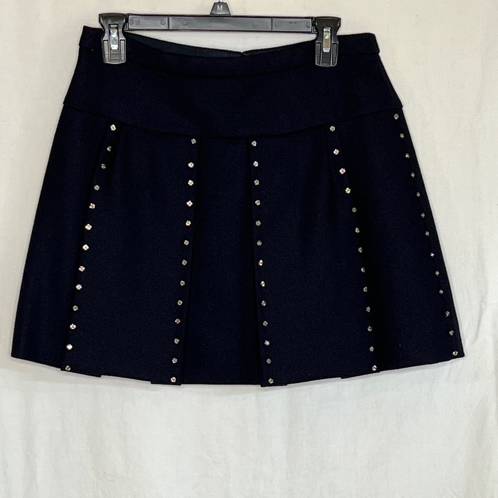 J.Crew Embellished Wool Skirt 4 NWT